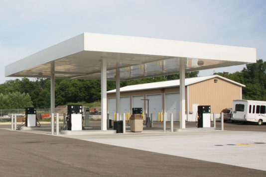 Fueling Island in Dodge County